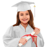 Children's Academic Dress School Uniforms for Children Kids 2021 Preschool Kindergarten Graduation Gown Shawl Tassel Cap Set