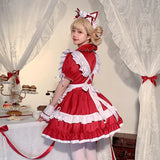 Japanese Maid Dress Sweet Lolita School Girl Party Show Love Live Cosplay Costumes Anime Plus Size Coffee Waitress uniform 2023