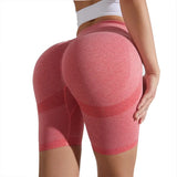 Short Women Sports Yoga Legging Fitness Tight Shorts Squat Proof High Waist Shorts Quick Drying Cycling Workout Gym Shorts