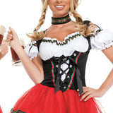 Summer 2024 New Halloween Bar Waiter Workwear German Oktoberfest Maid Sexy Uniform Set