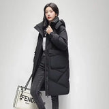 2023 New Winter Women Parka Hooded Jackets Thicken Warm Cotton-padded Puffer Coats Casual Long Parkas Clothes Loose Outerwear