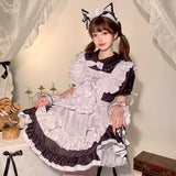 Japanese Maid Dress Sweet Lolita School Girl Party Show Love Live Cosplay Costumes Anime Plus Size Coffee Waitress uniform 2023
