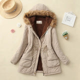 2023 New Autumn Winter Women Cotton Jacket Padded Casual Slim Coat Emboridery Hooded Parkas Wadded Warm Overcoat