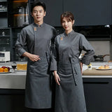 Chef Work Uniform,Restaurant Kitchen Uniform Restaurant Waiter Work Uniform for Catering Chefs Short Sleeved