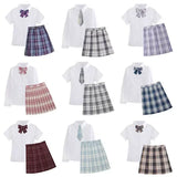 Japanese Student Short/Long Sleeve Sexy Jk Set School Uniform School Clothes Pleated Skirt Girl Seifuku Dress Cosplay Schoolgirl