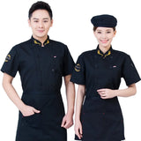 Breathable Chef Uniforms for Kitchen Staff in Dining and Baking Long-Sleeved Waiter Uniforms
