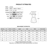 Vintage Women's Dresses Summer Ethnic Style Short Sleeve Tops Fashion Loose A-Line Skirt Elegant Casual Lady Vacation Dresses